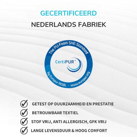 Matelas Maan ® - Matelas réglable 120x200 - couchage sur 2 kanten - 22 hauteurs - Matras hybride mousse froide - Couvre matelas Luxe avec fermeture éclair - 30 jours de sommeil d'essai - Matras 120x200