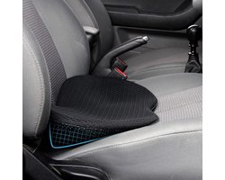 Rugkussen onderrug voor auto- en bureaustoel - traagschuim lumbale steun - ischias en pijnverlichting - zwart Rugkussen onderrug