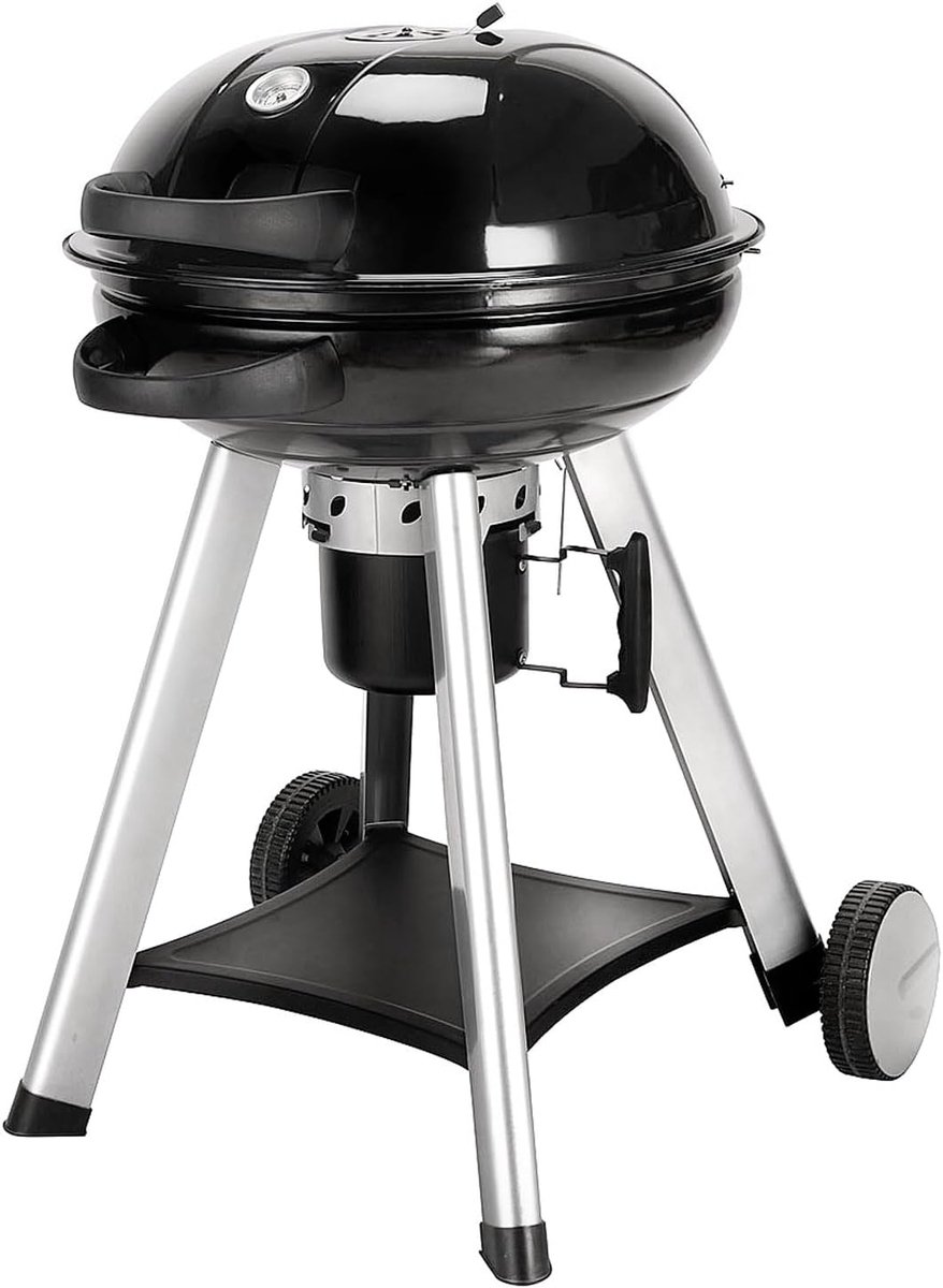 Houtskool Kogelgrill Ø 57 cm met Inklapbaar Deksel en Thermometer