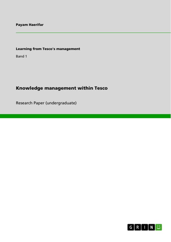 Knowledge management within Tesco - cover