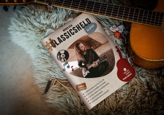 #Classicsheld gitaarboek - 21 Populaire Liedjes + Instructievideo’s - Gitaarspelen voor beginners