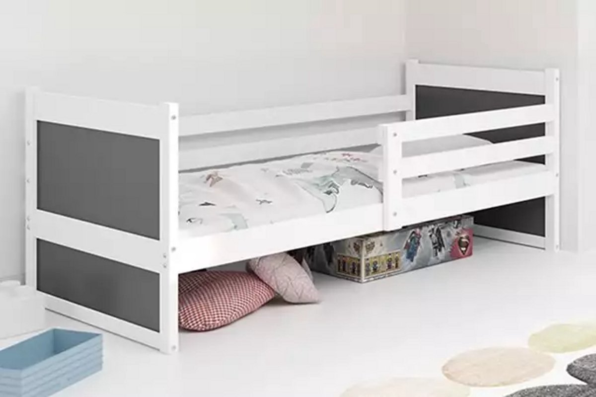 BMS Youth Bed - 90x200 cm - Wit/Graphiet