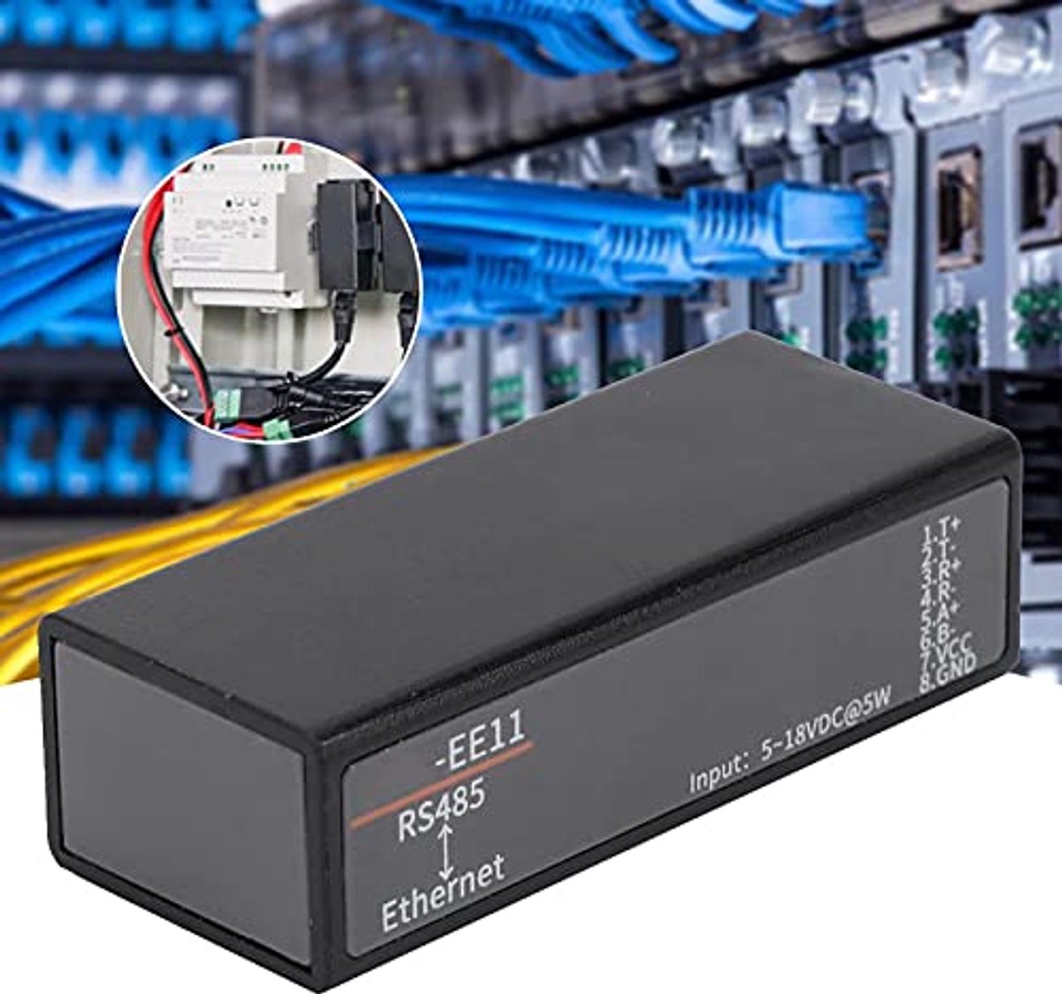 HF7121 Seriële Server Ethernet Module met 5-18VDC voor Ethernet DTU Kort bericht