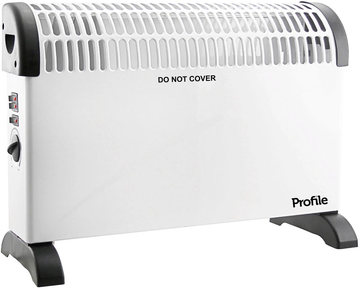 Profile Mistral Elektrische Convectorkachel 750W-1250W-2000W - Met Thermostaat - Voor Ruimtes tot 25 m²