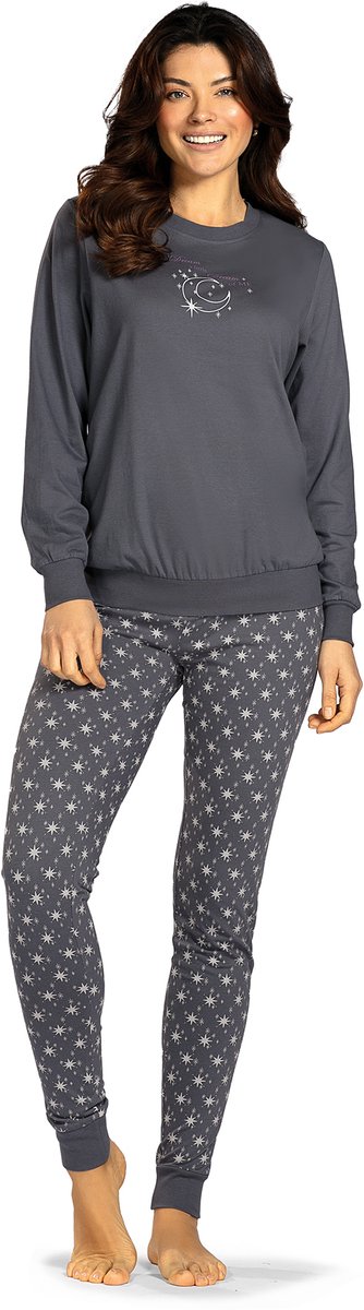 Comtessa Dames pyjama - 100% katoen - Grijs