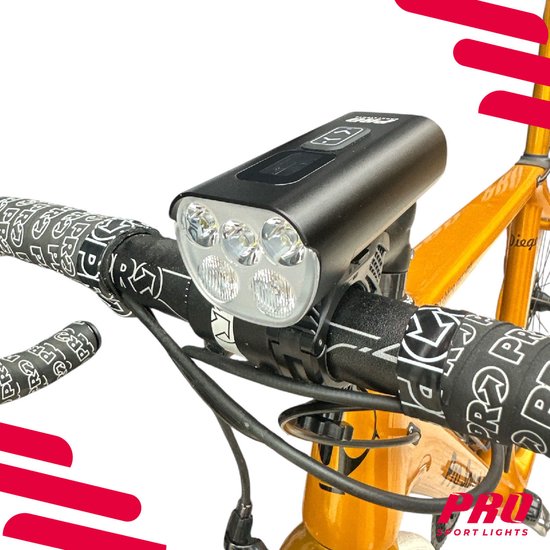 Éclairage de vélo Pro Sport Lights avant lumière USB rechargeable