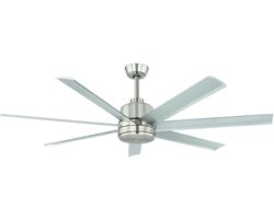 EGLO Azar Plafondventilator - 152 cm - DC-energy saving - Alu-nikkelmat