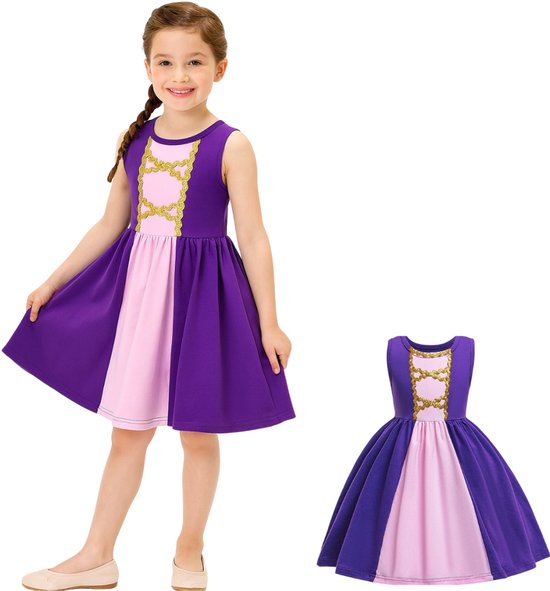 JiAmy Meisjesjurk, flutter lange mouwen, kinderfeest, tule, prinses, verjaardagsjurk, ronde hals, regenboog, bloemen, zeemeermin, kind, herfstkleding voor 2-7 jaar, Rode sneeuwvlokken, 2-3 jaar