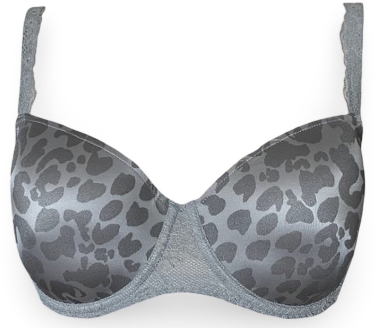 PrimaDonna Twist Cobble Hill Voorgevormde Balconette Bh 0242292 Fifties Grey - maat EU 70E / FR Grijs