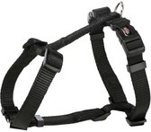 Trixie - Harnais Premium pour Chien - Harnais H - Zwart - 42-60 x 1,5 cm