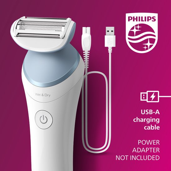 Philips Ladyshave 8000 – Zachte scheerbeurt voor lichaam & gezicht - BRL166/91