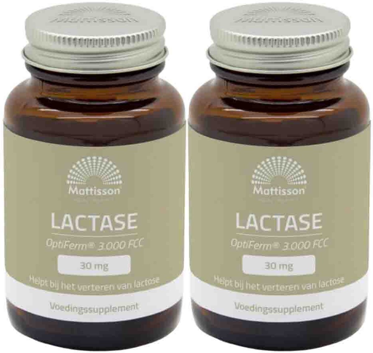 Mattisson - Lactase OptiFerm 3000 FCC - 2 x 90 capsules - Voordeelverpakking