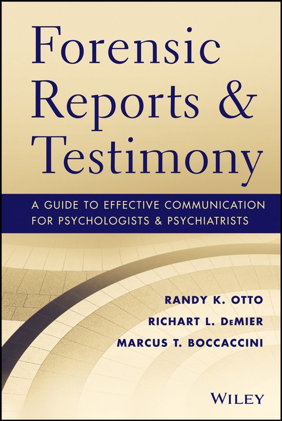 Forensic Reports & Testimony - cover