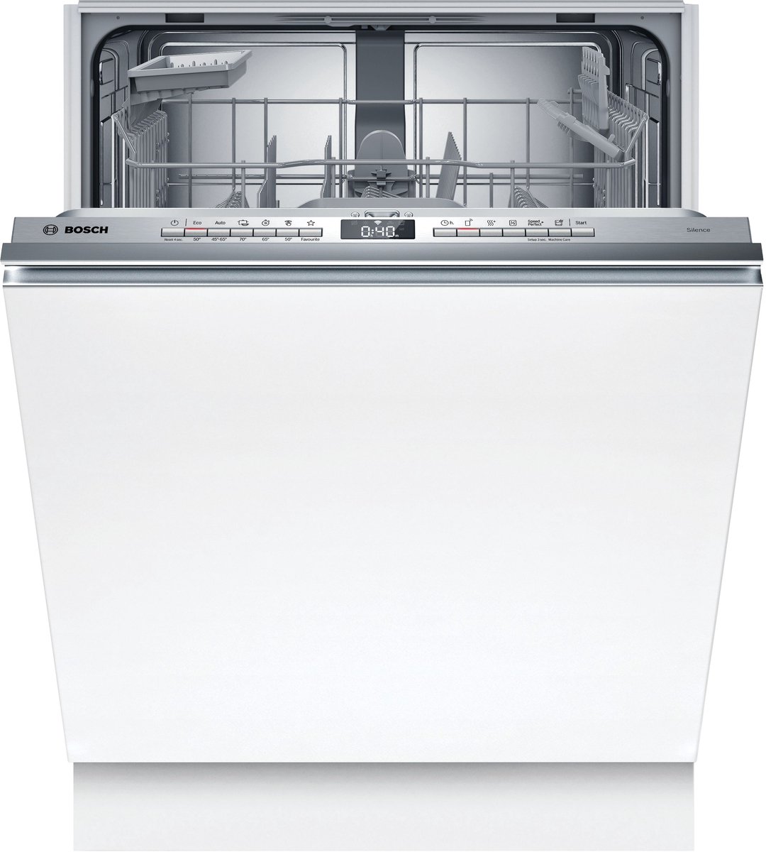 Bosch SMV4HTX11E – Serie 4 – Vaatwasser – Inbouwvaatwasser – Volledig integreerbaar – 60 cm – Energielabel C – Extra Droog: optie voor extra grondige droogresultaten – Home Connect