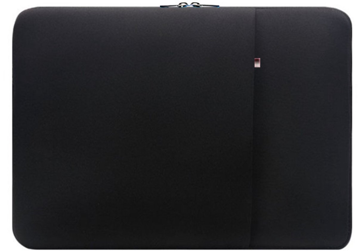 Laptophoes 15 inch - Laptopsleeve met Etui - Laptophoes voor Spectre x360 15 inch - Laptophoes/ Sleeve - Extra Vak - zwart