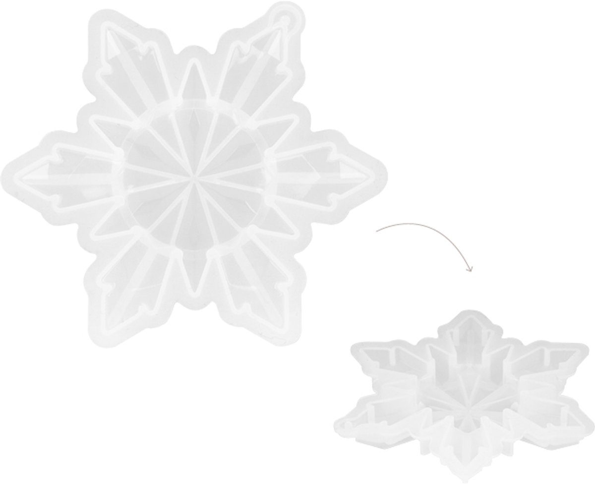 Sneeuwvklok siliconen mal - Artemio