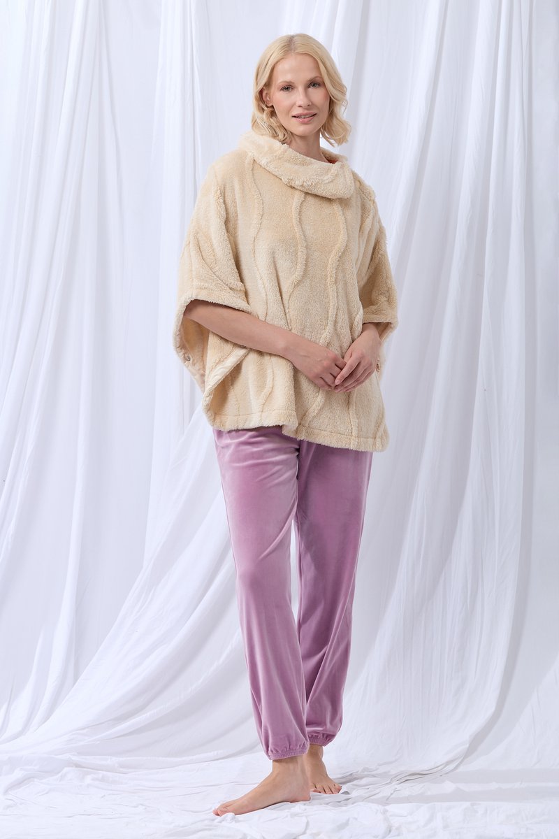 Lords & Lilies poncho dames - beige - 252-52-TLA-C/227