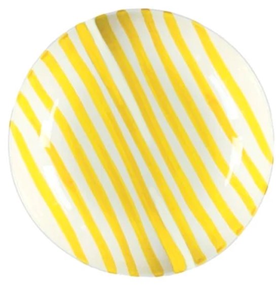 val-pottery-foolish-yoghurt-bowl-d16-5cm-h6-5cm-gele-streep-bol