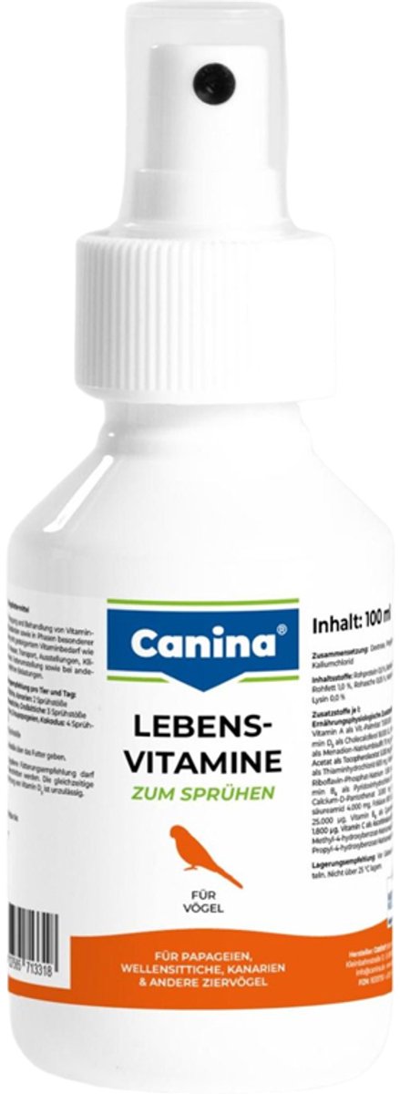 Canina Petvital Levensvitaminen Vogel - 100 ml