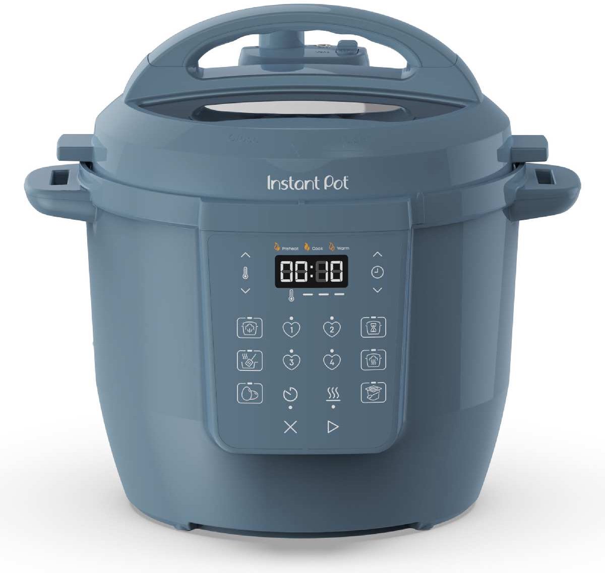 Instant Pot Classic 5,7L Multicooker - 7-in-1: Snelkookpan, Slowcooker, Sauteren, Stomen, Ei, Yoghurt, Warmhouden - kookt tot 70% sneller - 4 instelbare presets - tot 80% energiebesparing - vaatwasserbestendige onderdelen - Daydream Blauw