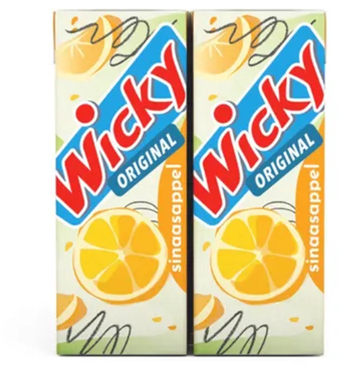 Wicky drink sinaasappel pakje 20cl (3x 10-pack)
