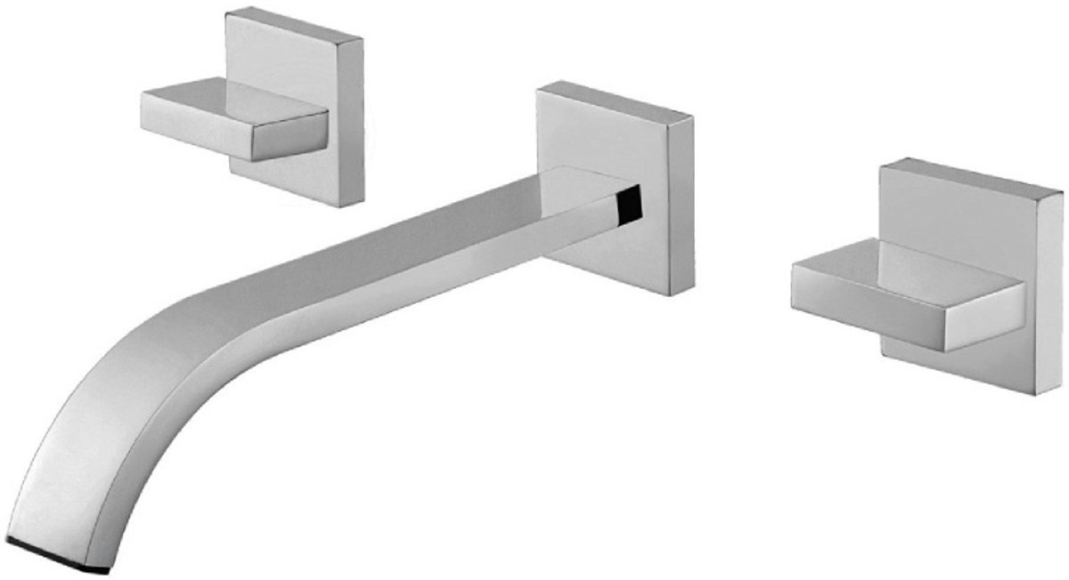 LINEA UNO - Larik - Chroom - Inbouw wastafelkraan - - 201369
