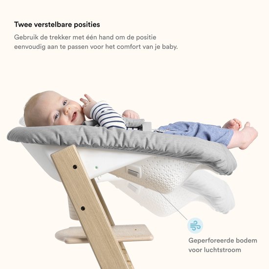 Tripp Trapp Newborn Set - Verander Tripp Trapp stoel in een kinderzitje voor pasgeborenen tot 9 kg - Gezellig, veilig en eenvoudig te gebruiken - Compatibel met Tripp Trapp-modellen na mei 2003 van Stokke — afbeelding 3