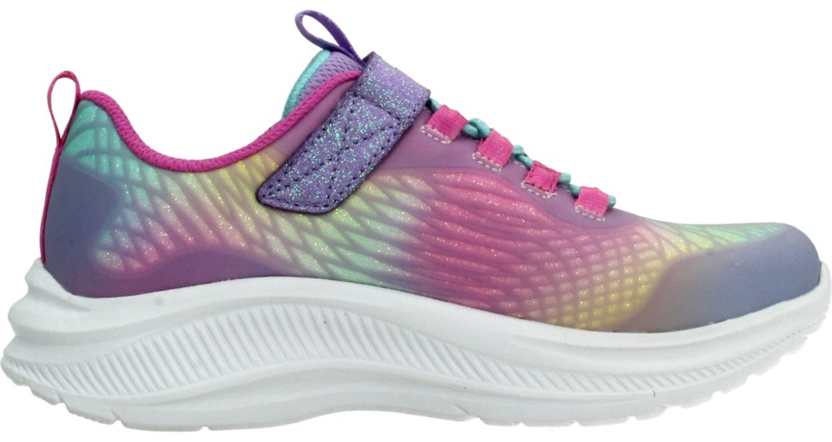 Skechers Rainbow Cruisers Rainbow Reflectin Schoenen Zonder Veters Roze EU 29 Meisjes