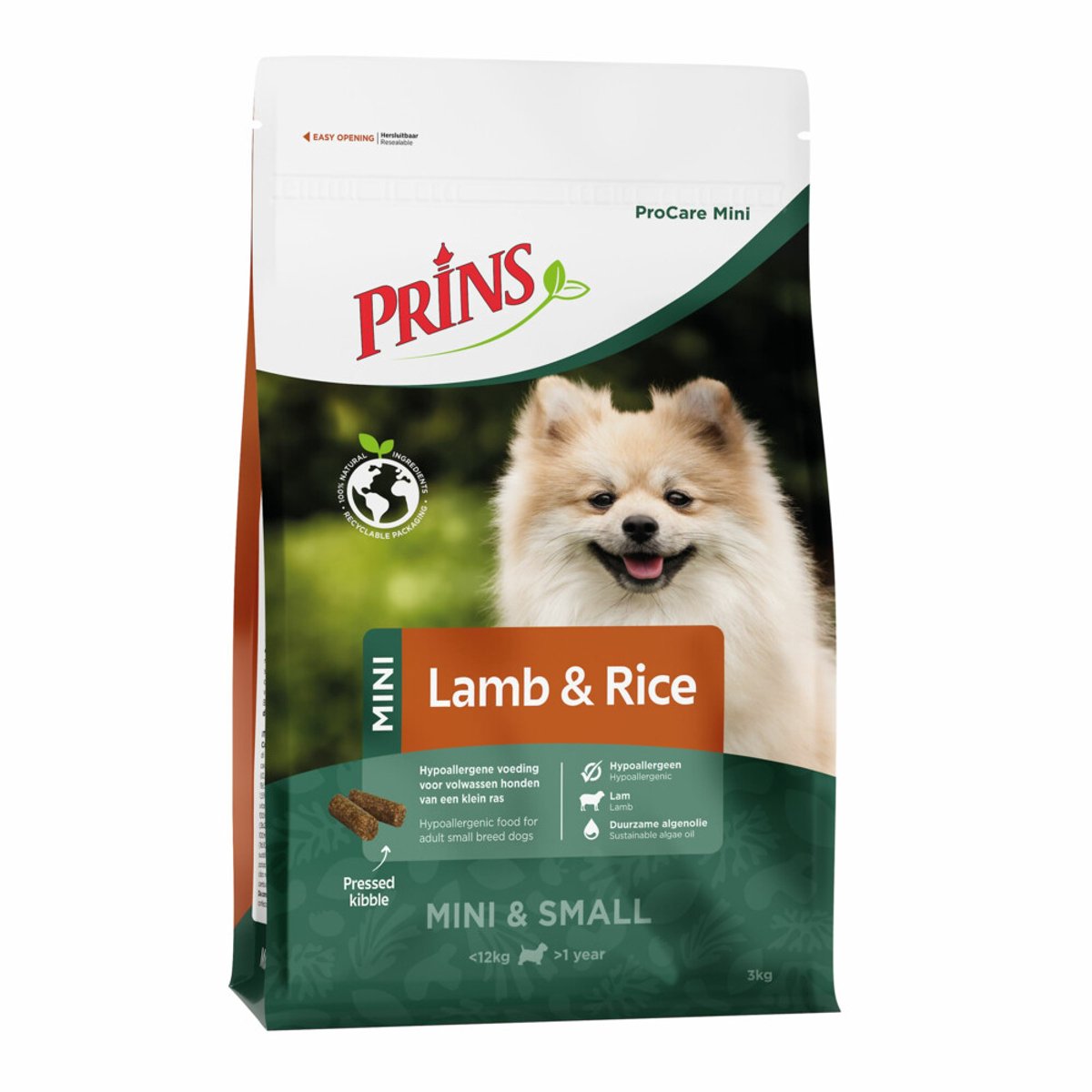 Prins - ProCare - Hypoallergeen Mini Lam & Rijst - Hondenvoer - 2 x 3kg