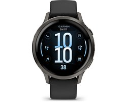 Garmin Venu 4 - Multisport smartwach - 41 mm - AMOLED - Slate Grijs/Zwart