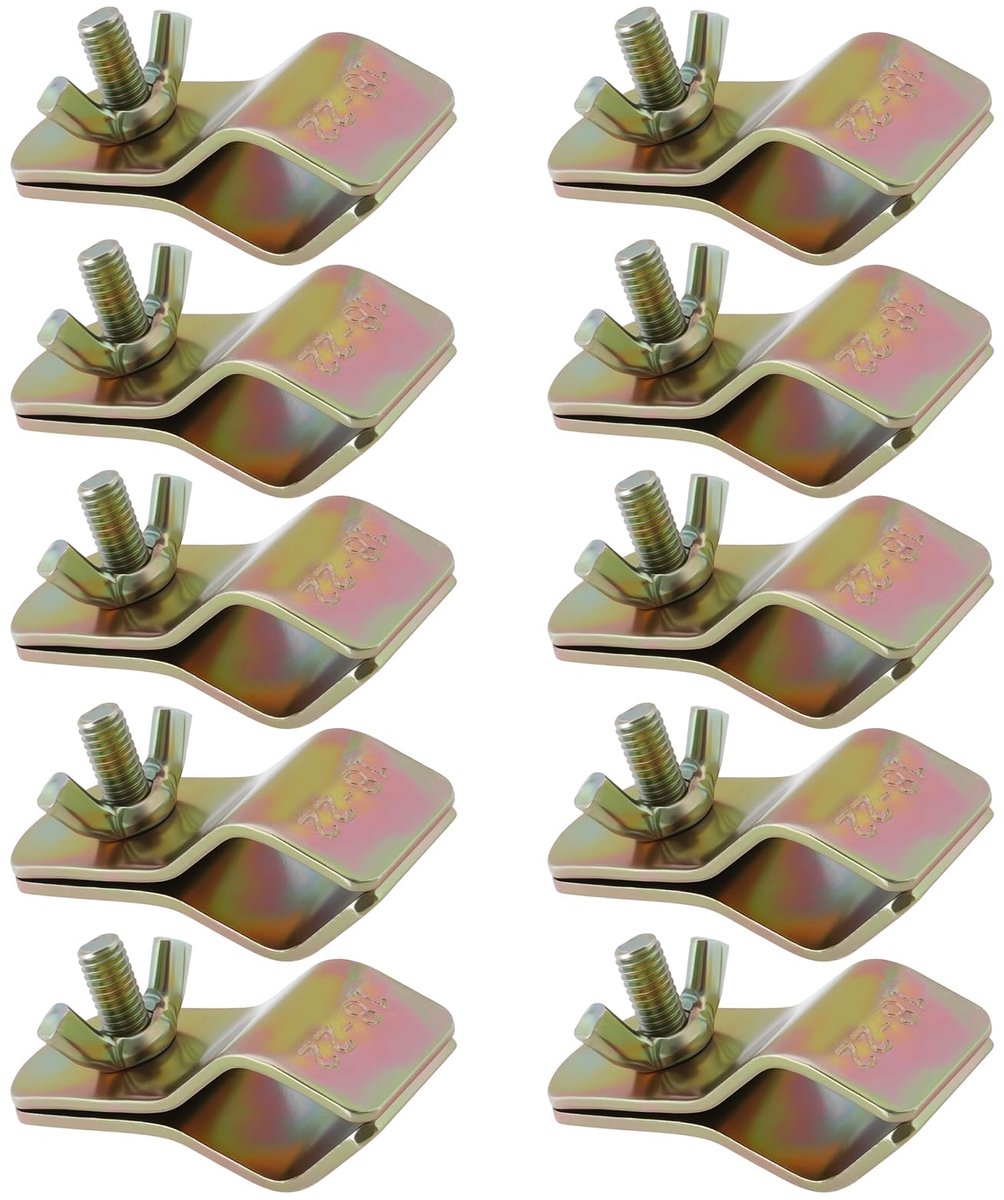 10pcs 18-22mm Tent Klemmen met Vleugelmoer voor Tent Polen en Luifel