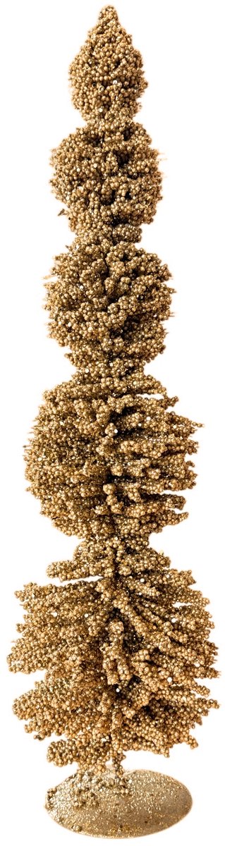 Kerstboom Sparkle – Goudkleurig – 60 x 15 cm – Decoratieve Kunstkerstboom
