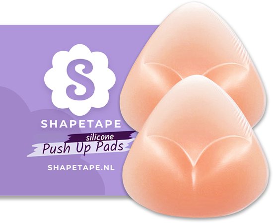 Bh vulling - Siliconen Push up pads - Shapetape - 2 stuks - Herbruikbare Bh pads - strapless bh push up - Bikini push up pads - Bikini vulling - Push-up bh's