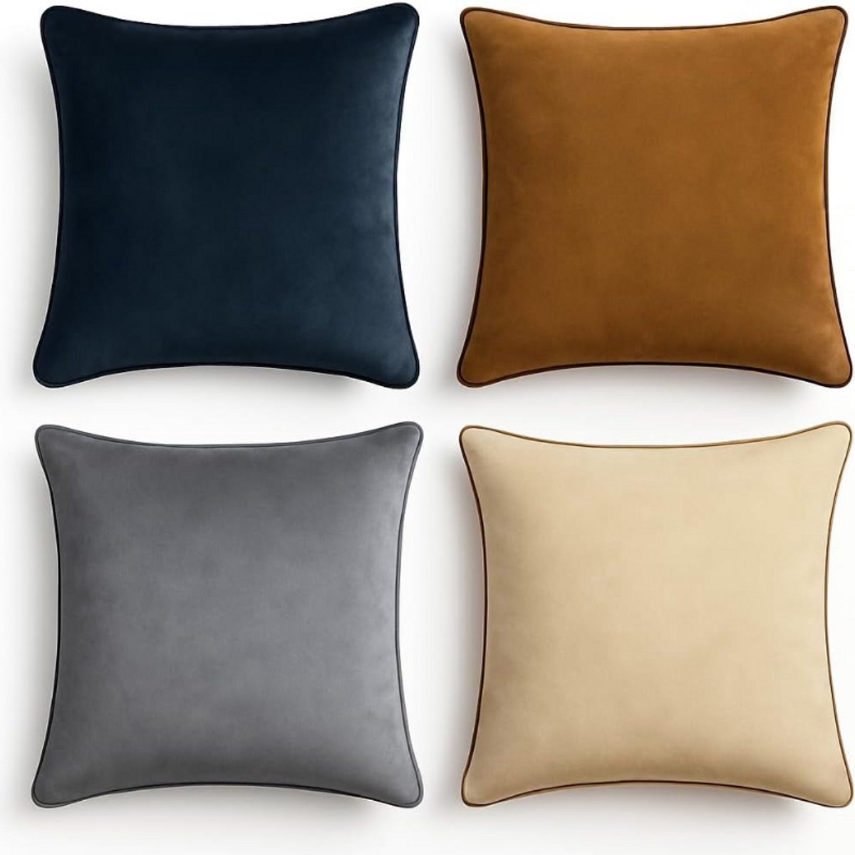 Set Van Decoratieve Kussenhoezen – Extra Zacht Fluweel – Moderne Dubbelzijdige Designs – Mix En Match Voor Woondecoratie