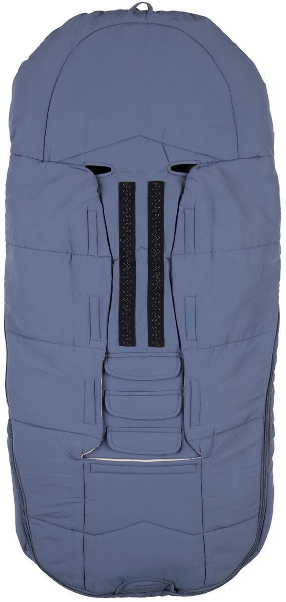Voksi Voetenzak Explorer - Voetenzak - Voetenzak buggy - Voetenzak kinderwagen - Voetenzak met dons en wol - StoneBlue Clover van Merkloos — afbeelding 3