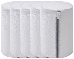 5-delig bh-net voor de wasmachine, waszak, ritsnet, geschikt voor bh's, schoenen, lingerie en waszakken voor delicate stoffen - 33 x 22 cm