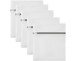5-delig bh-net voor de wasmachine, waszak, ritsnet, geschikt voor bh's, schoenen, lingerie en waszakken voor delicate stoffen - 50×60 cm