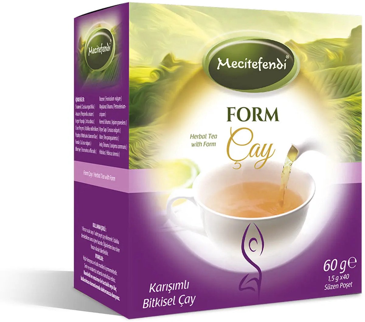 Mecitefendi Form Thee - 40 Theezakjes