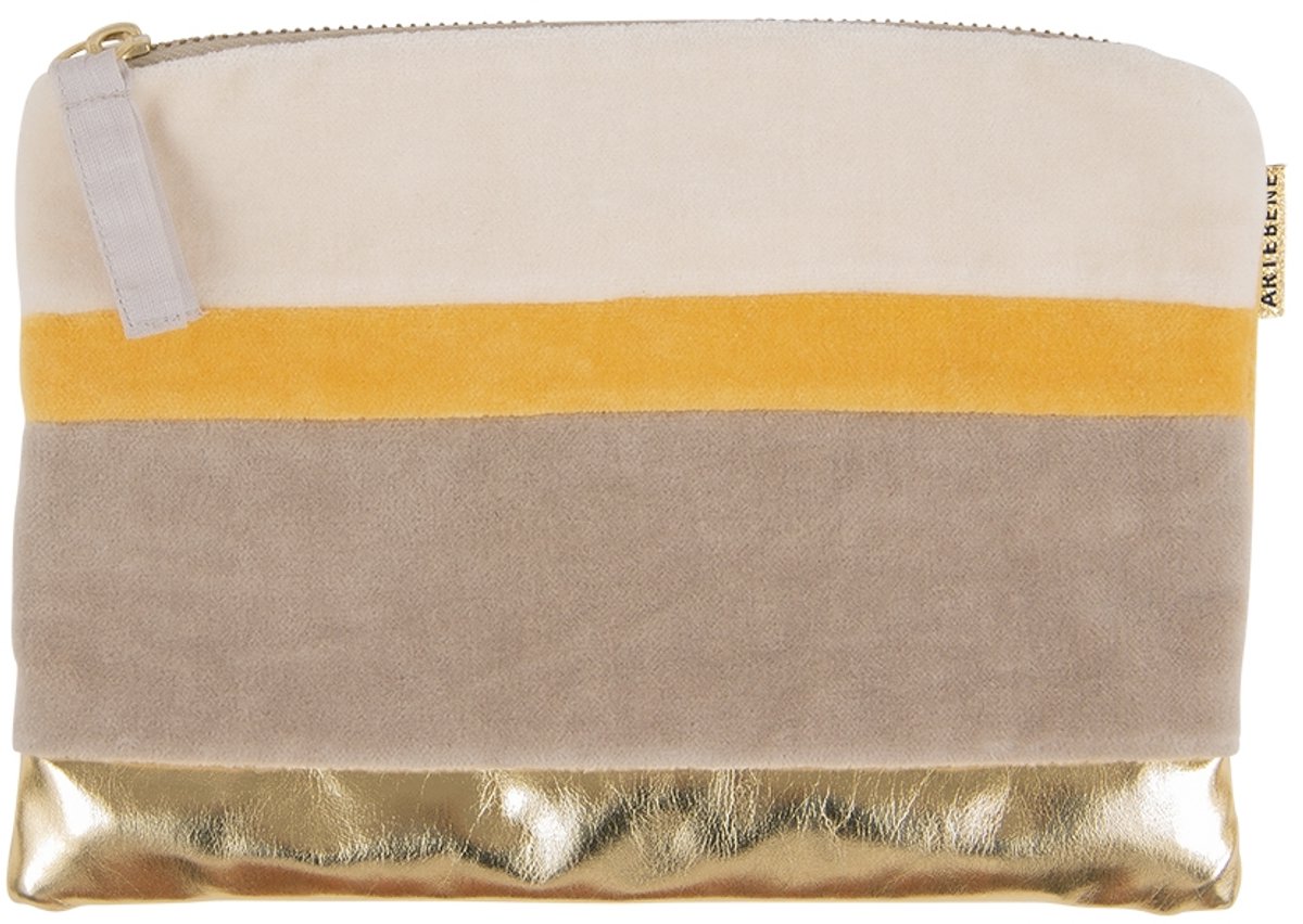 Artebene - Etui - Gestreept Beige