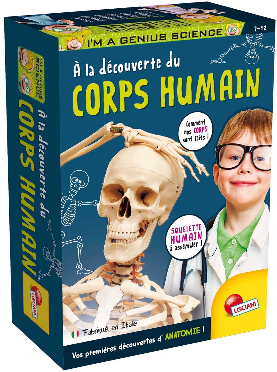 Lisciani - Science - pocket - a la decouverte du corps humain - Fr