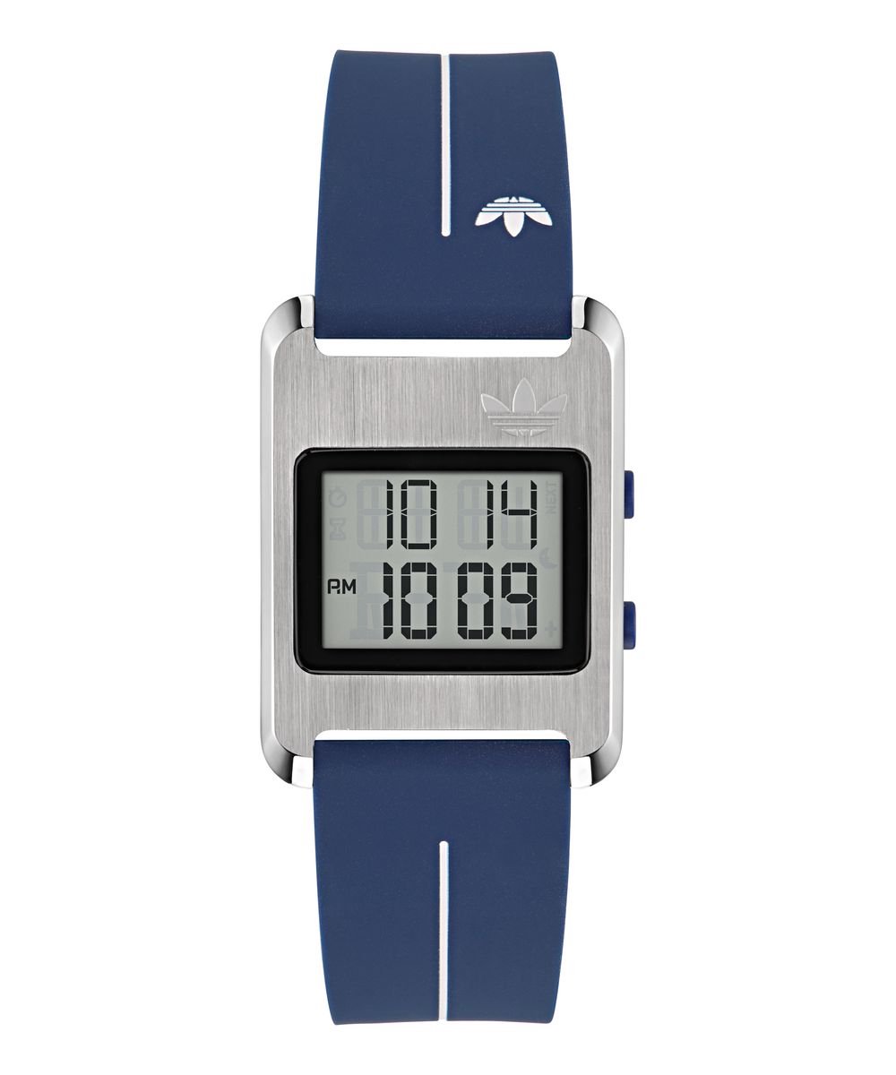Adidas Originals Retro Pop Three AOST25533 Horloge - Siliconen - Blauw - Ø 31 mm