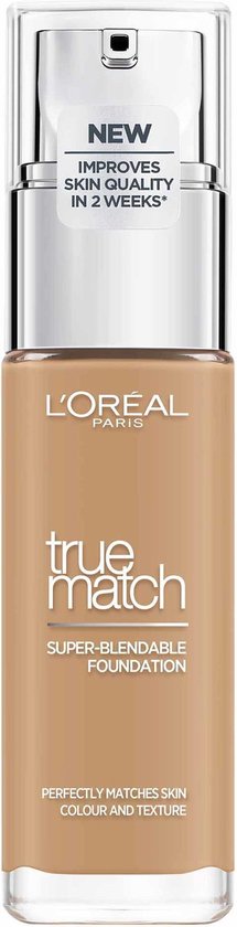 L'Oréal Paris True Match Foundation - 3.5.W Golden Peach - Natuurlijk Dekkend - 30 ml