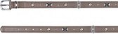 Luxe halsband - 36 tot 43 cm - 20 mm - Taupe