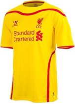 Warrior Liverpool FC voetbalshirt Uitshirt 14/15  maat 158