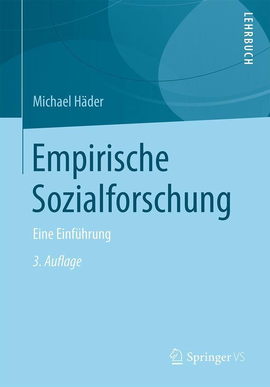 Empirische Sozialforschung - cover