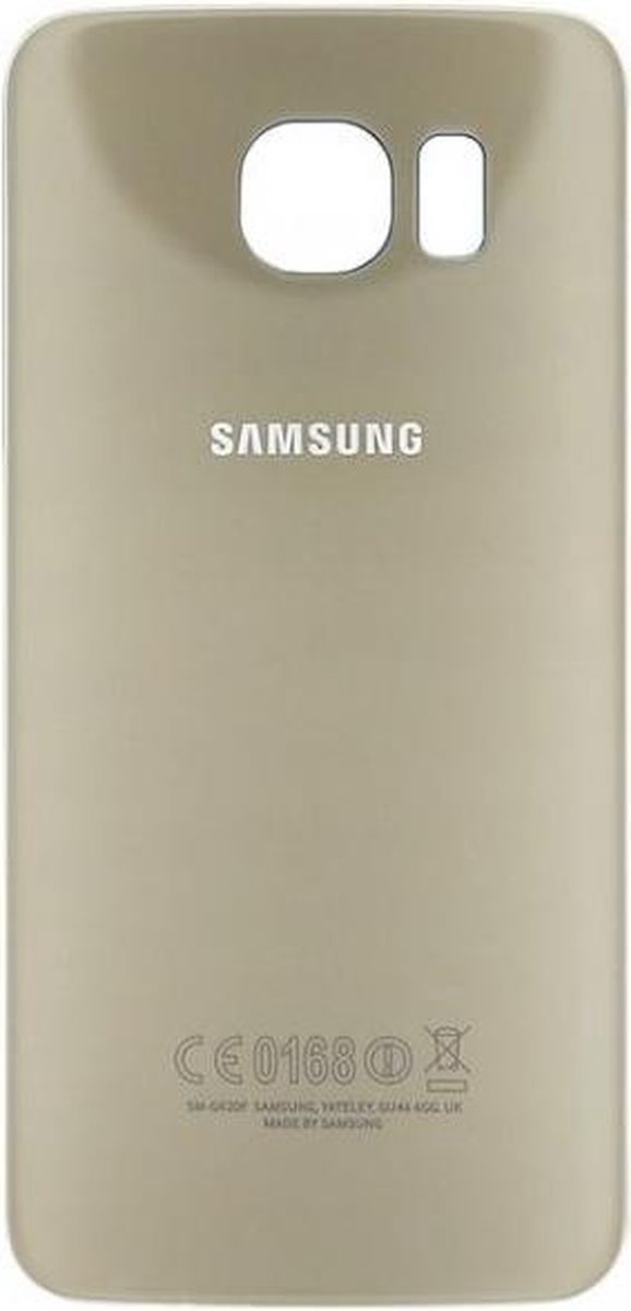 Samsung Galaxy S6 Batterij Cover Goud  - originele kwaliteit