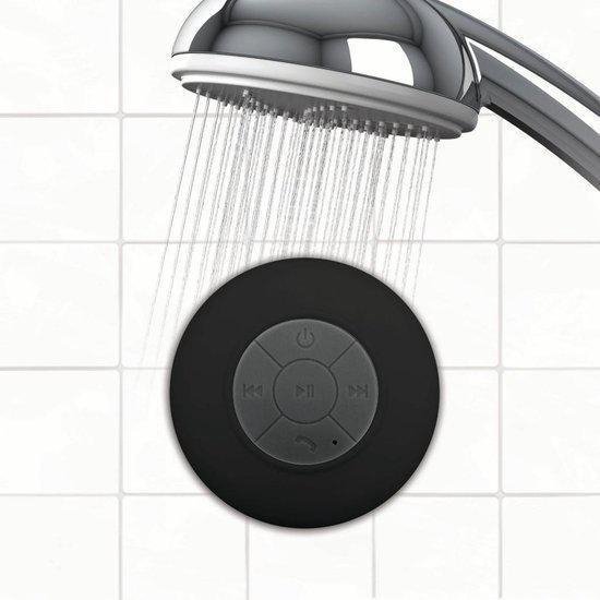 Reparatie mogelijk browser Raap bladeren op Bluetooth Waterproof Douche speaker - Mp3 - Muziek - Afspelen - onder de  Douche - Zwart | bol.com