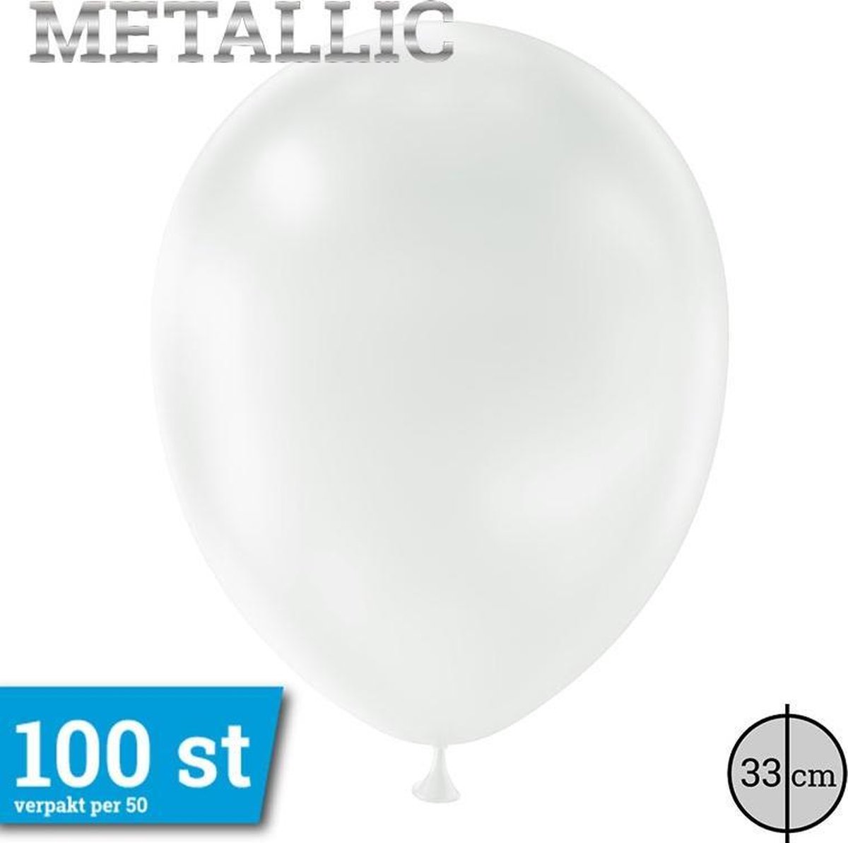 33cm 100 stuks Parelmoer Metallic GT120M/35
