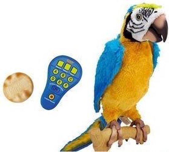 Achteruit motto rechtop FurReal Friends Coco de papegaai - Elektronische knuffel | bol.com