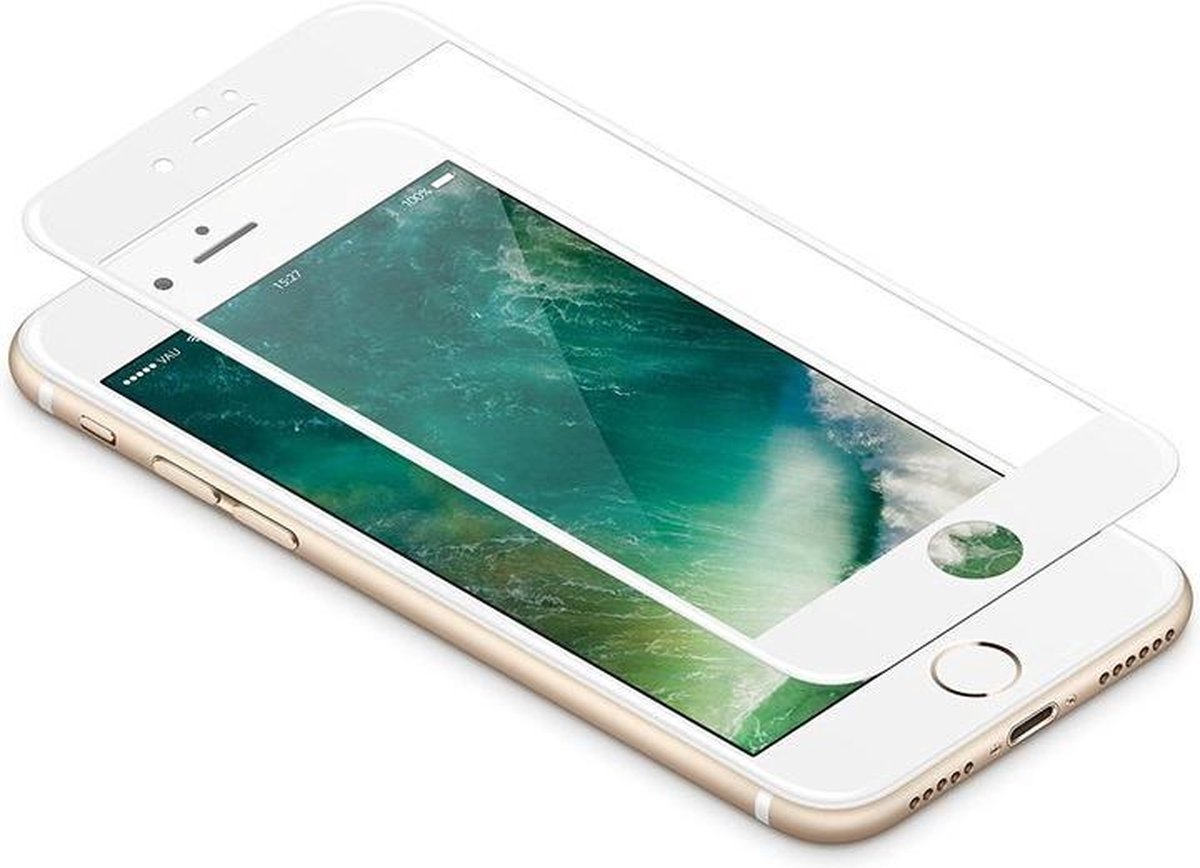 BestCases.nl Wit Apple iPhone 7 / 8 Tempered Glass Screen Protector